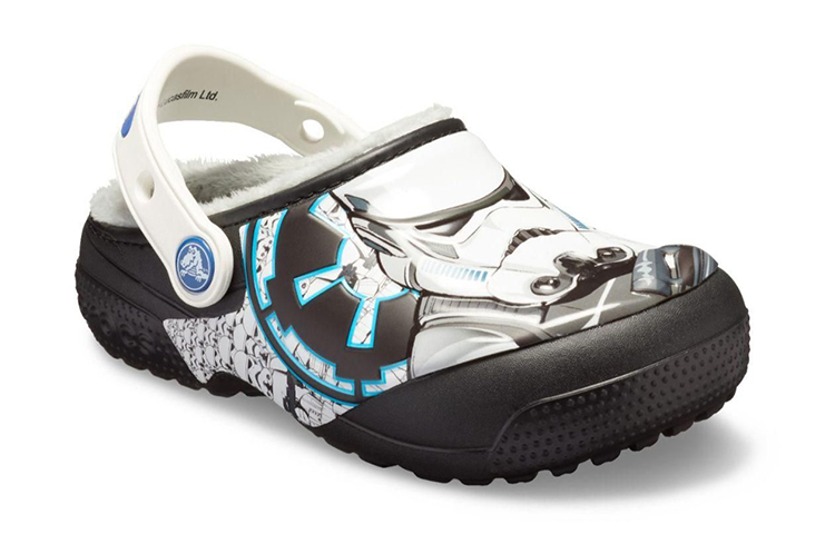 Shop (Preschool) Crocs Fun Lab Lined Stormtrooper Clog 'Black' 205433-001