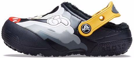 (Preschool) Crocs Fun Lab Mickey Fuzz Lined Clog 'Black' 206553-001 (Preschool) Crocs Fun Lab Mickey Fuzz Lined Clog 'Black' 206553-001