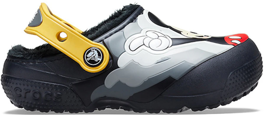 (Preschool) Crocs Fun Lab Mickey Fuzz Lined Clog 'Black' 206553-001 Order (Preschool) Crocs Fun Lab Mickey Fuzz Lined Clog 'Black' 206553-001