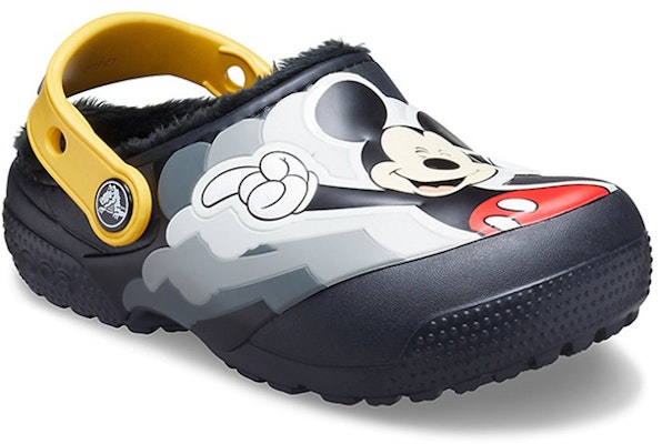 (Preschool) Crocs Fun Lab Mickey Fuzz Lined Clog 'Black' 206553-001 Shop (Preschool) Crocs Fun Lab Mickey Fuzz Lined Clog 'Black' 206553-001