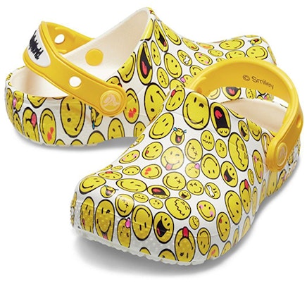 (PS) Crocs 趣味实验室 笑脸拖鞋 '黄色' 205767-90H Shop (PS) Crocs 趣味实验室 笑脸拖鞋 '黄色' 205767-90H