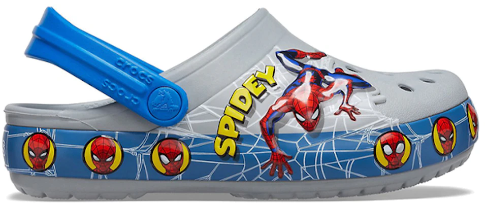 (Preschool) Crocs Fun Lab Sports sandals 'Gray Blue Red' 206374-007 Order (Preschool) Crocs Fun Lab Sports sandals 'Gray Blue Red' 206374-007