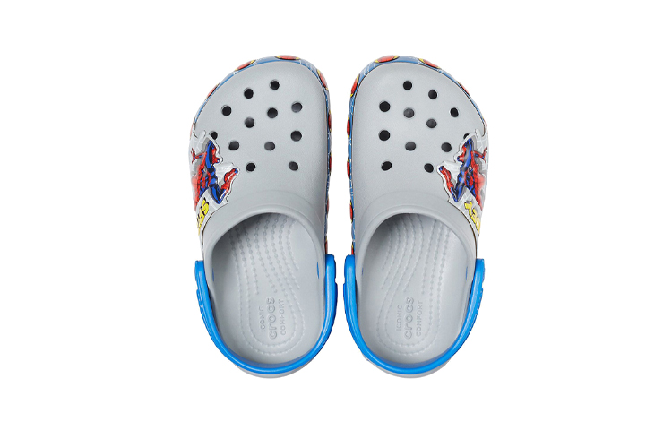 Purchase (Preschool) Crocs Fun Lab Sports sandals 'Gray Blue Red' 206374-007