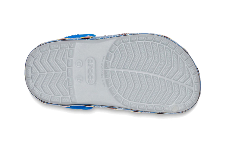 Details for (Preschool) Crocs Fun Lab Sports sandals 'Gray Blue Red' 206374-007