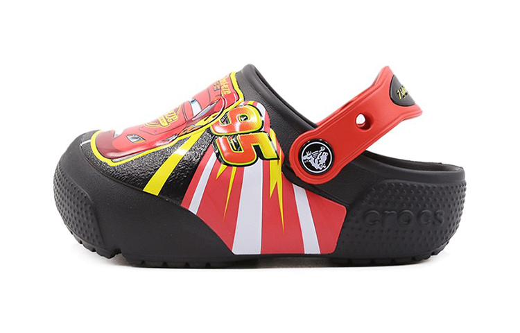 (Preschool) Crocs Funny Casual Sandals Black Red 205497-001