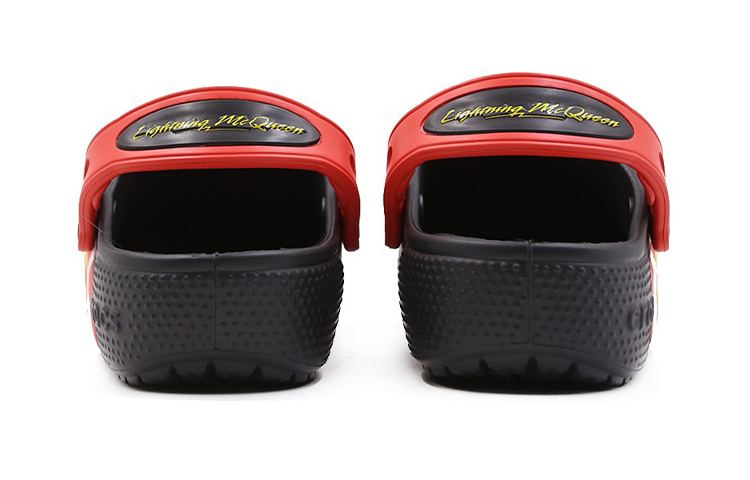 Shop (Preschool) Crocs Funny Casual Sandals Black Red 205497-001