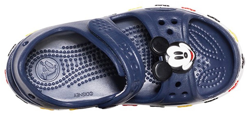 (Preschool) Crocs Funny Mickey Velcro Outdoor Open Toe Flat Heel Sports Deep Blue Sandals 206171-410 Purchase (Preschool) Crocs Funny Mickey Velcro Outdoor Open Toe Flat Heel Sports Deep Blue Sandals 206171-410