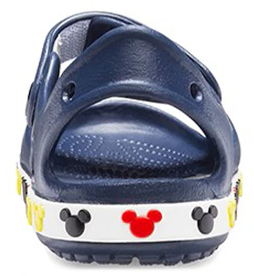 (PS) Crocs 搞笑米奇魔术贴户外露趾运动深蓝色平底凉鞋 206171-410 Details for (PS) Crocs 搞笑米奇魔术贴户外露趾运动深蓝色平底凉鞋 206171-410