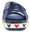 Details for (PS) Crocs 搞笑米奇魔术贴户外露趾运动深蓝色平底凉鞋 206171-410
