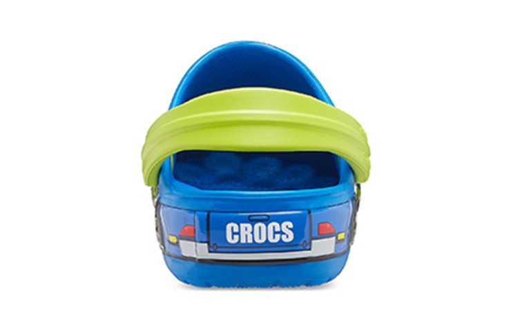 Details for (Preschool) Crocs Funny Pattern Flat Heel Sports Blue Sandals 207074-4JL