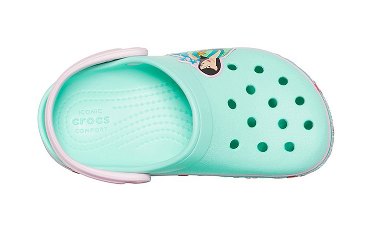 Shop (Preschool) Crocs Funny Pattern Small Crocs Outdoor Sports Big Boys Mint Green Sandals 206155-3P7