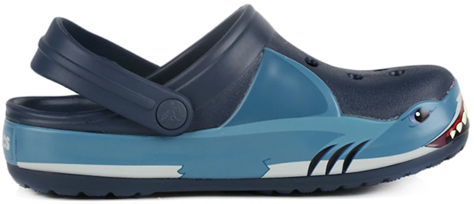 (Preschool) Crocs Funny Shark Beach Shoe Deep Blue 206159-410 Order (Preschool) Crocs Funny Shark Beach Shoe Deep Blue 206159-410
