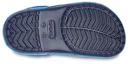 Sizing (PS) Crocs 搞笑鲨鱼图案户外平底运动深蓝色凉鞋 207070-410