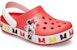 (PS) Crocs Sandal Sukan Merah Tahan Lasak Selesa dan Kelakar 206308-8C1