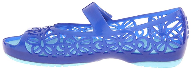 Crocs卡樂骑 Isabella花紋鏤空涼鞋 童鞋 藍 Buy Crocs卡樂骑 Isabella花紋鏤空涼鞋 童鞋 藍