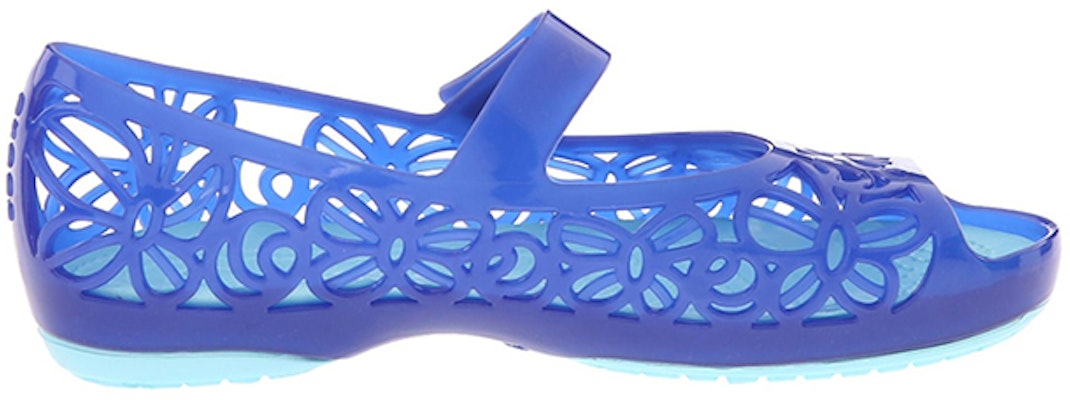 (Preschool) Crocs Isabella 'Floral Cut-Out Blue' 203281-4CT Order (Preschool) Crocs Isabella 'Floral Cut-Out Blue' 203281-4CT
