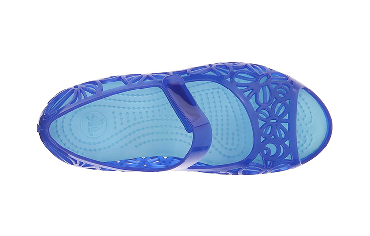 Lookbook (PS) 크록스 이사벨라 플로럴 블루 (Crocs Isabella Floral Blue) 203281-4CT