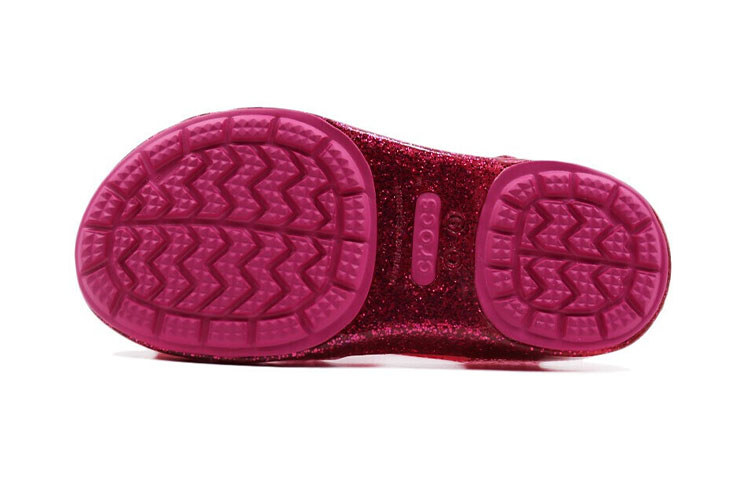 Shop (Preschool) Crocs Isabella Bow 'Candy Pink Sparkle' 205382-6X0