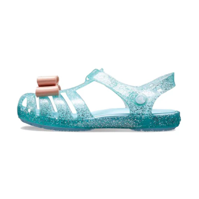 (PS) Crocs Isabella Bow 'Ice Blue'