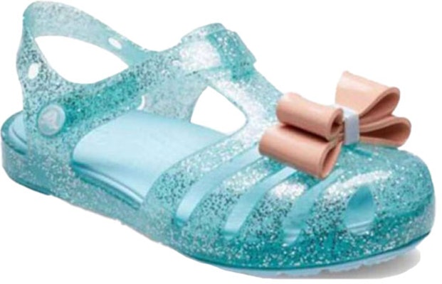 (Preschool) Crocs Isabella Bow 'Ice Blue' 205382-4O9 Lookbook (Preschool) Crocs Isabella Bow 'Ice Blue' 205382-4O9