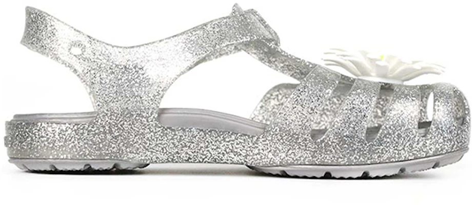 (Preschool) Crocs Isabella Charm Minimalistic Casual Sandals Silver 205535-040 Order (Preschool) Crocs Isabella Charm Minimalistic Casual Sandals Silver 205535-040