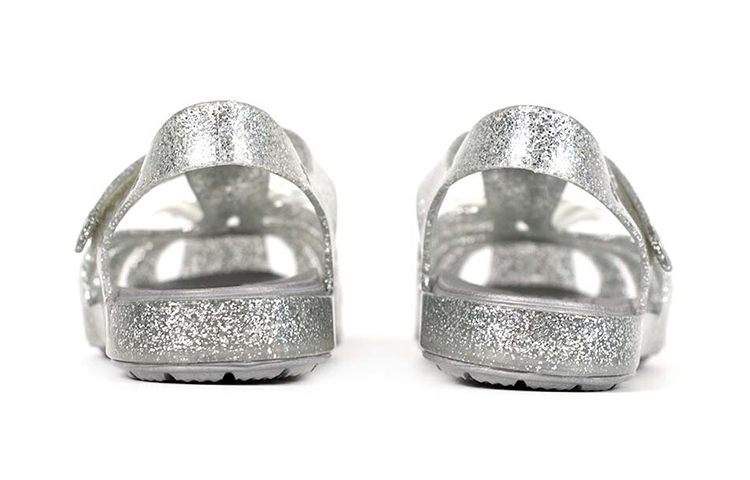 Shop (Preschool) Crocs Isabella Charm Minimalistic Casual Sandals Silver 205535-040
