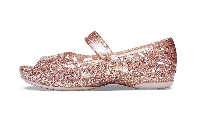 (Preschool) Crocs Isabella Flower Flat 205461-6PI
