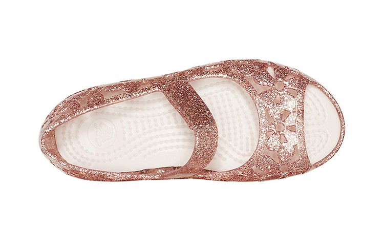 Lookbook (Preschool) Crocs Isabella Flower Flat 205461-6PI