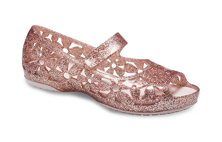 Shop (Preschool) Crocs Isabella Flower Flat 205461-6PI