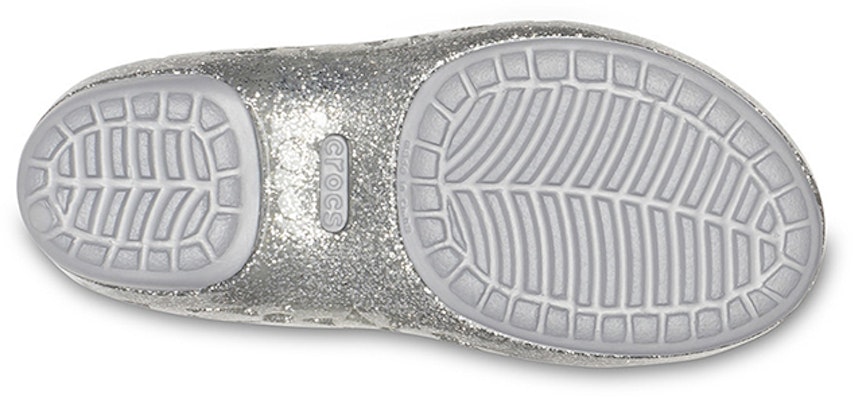 (PS) Crocs Isabella 花卉平底鞋 '银色' 205461-040 Details for (PS) Crocs Isabella 花卉平底鞋 '银色' 205461-040