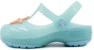 (PS) Sandal Crocs Isabella Kasual Minimalis Biru Langit 204034-426