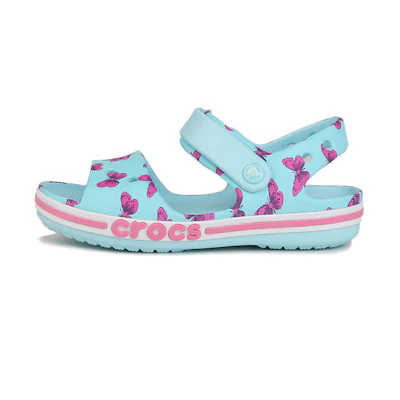 (PS) Crocs Large Printing Crocs Sandals 'Ice Blue'