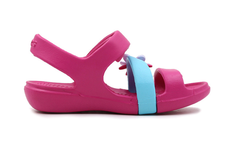 Order (PS) Crocs Leichte Bequeme Sport Jungen Rote Sandalen 205486-6X0