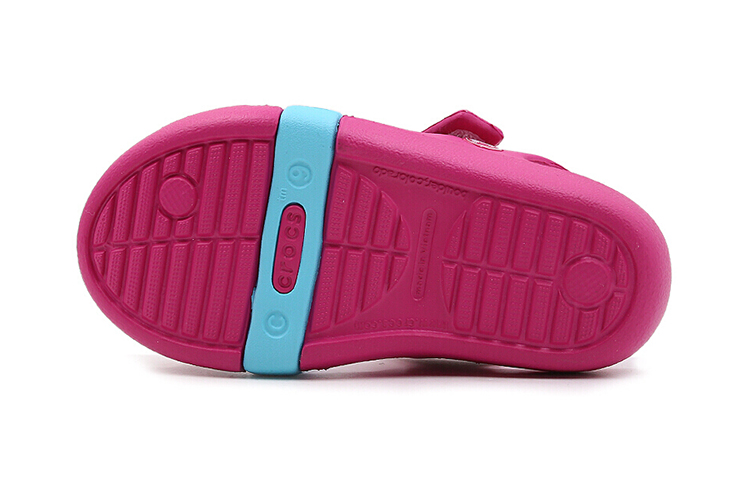 Shop (PS) Crocs Leichte Bequeme Sport Jungen Rote Sandalen 205486-6X0