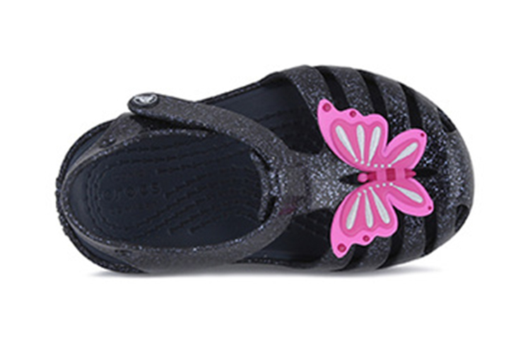 Lookbook (Preschool) Crocs Lightweight Wear-Resistant Cozy Sports Blue Sandals 204529-410