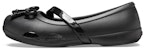 (Preschool) Crocs Lina Bow Charm Flat 'Black' 206263-001
