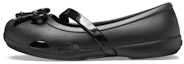 Buy (Preschool) Crocs Lina Bow Charm Flat 'Black' 206263-001
