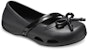 (Preschool) Crocs Lina Bow Charm Flat 'Black' 206263-001