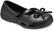 Lookbook (Preschool) Crocs Lina Bow Charm Flat 'Black' 206263-001