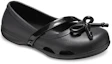 Lookbook (Preschool) Crocs Lina Bow Charm Flat 'Black' 206263-001