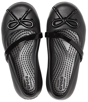 (Preschool) Crocs Lina Bow Charm Flat 'Black' 206263-001 Purchase (Preschool) Crocs Lina Bow Charm Flat 'Black' 206263-001