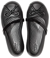 Purchase (Preschool) Crocs Lina Bow Charm Flat 'Black' 206263-001