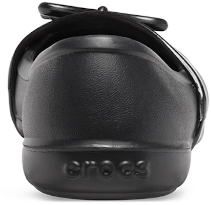 (Preschool) Crocs Lina Bow Charm Flat 'Black' 206263-001 Details for (Preschool) Crocs Lina Bow Charm Flat 'Black' 206263-001