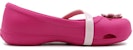 (Preschool) Crocs Lina Charm Flat 'Raspberry Pink' 205529-6X0
