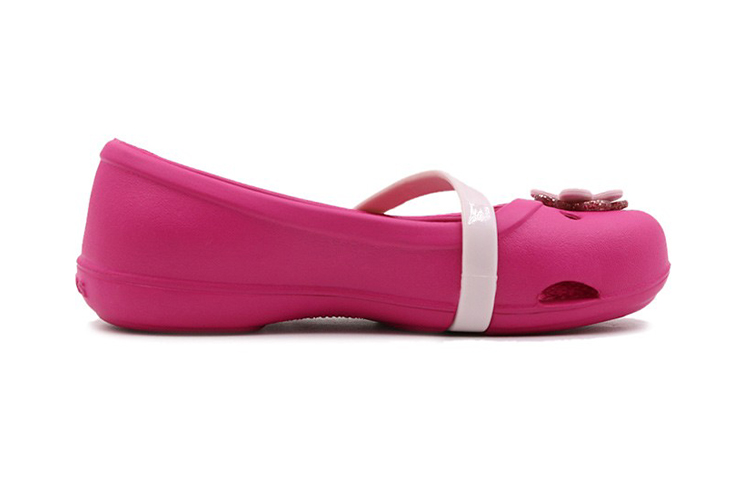 Order (Preschool) Crocs Lina Charm Flat 'Raspberry Pink' 205529-6X0