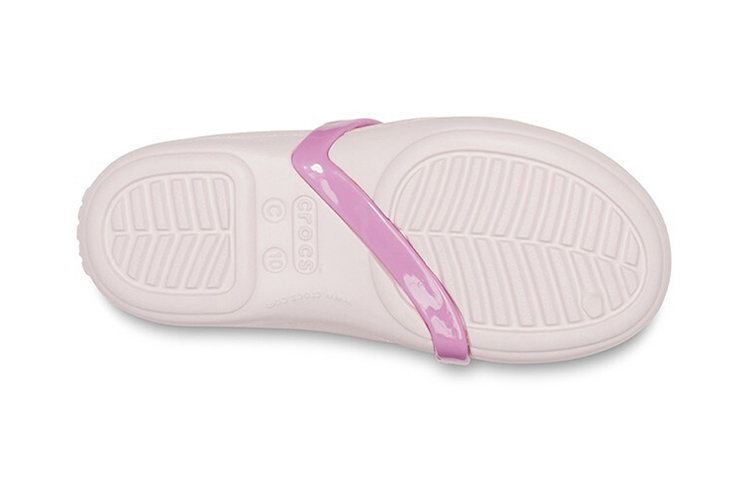 Purchase (Preschool) Crocs Lina Charm Flat Flowers Pale Pink Sandals 205529-6PI