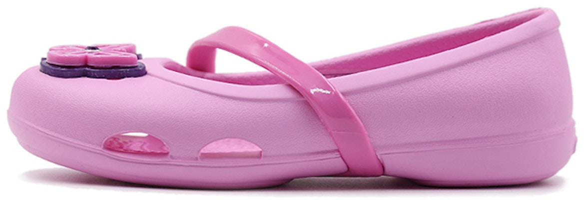 (Preschool) Crocs Lina Flat Small Casual Pink Sandals 205040-6I2 Buy (Preschool) Crocs Lina Flat Small Casual Pink Sandals 205040-6I2