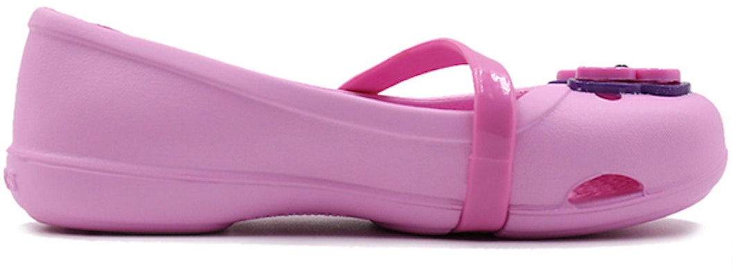 (Preschool) Crocs Lina Flat Small Casual Pink Sandals 205040-6I2 Order (Preschool) Crocs Lina Flat Small Casual Pink Sandals 205040-6I2