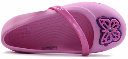Shop (Preschool) Crocs Lina Flat Small Casual Pink Sandals 205040-6I2