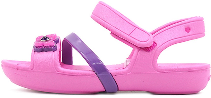 (Preschool) Crocs Lina Sandal 'Pink Magic Tape' 205043-6U9 Buy (Preschool) Crocs Lina Sandal 'Pink Magic Tape' 205043-6U9